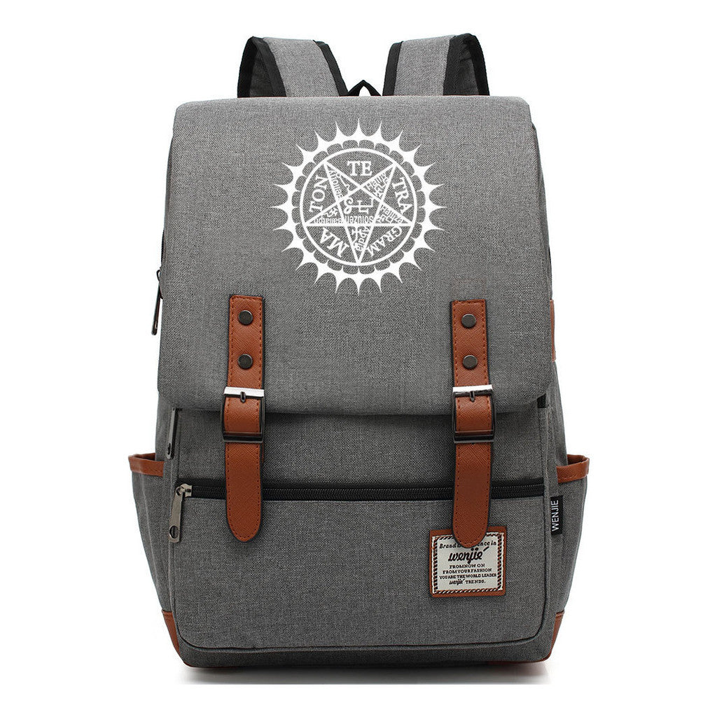 Youth Student Backpacks For Men And Women With Casual Belt Buckles And Backpacks