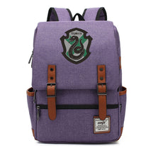 School Of Witchcraft And Wizardry Printed Youth Student Backpack For Men And Women, Casual Belt Buckle, Classic Backpack