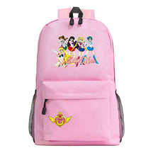 Anime Peripheral Beautiful Girl Warrior Youth Student Backpack For Men And Women Leisure Backpack