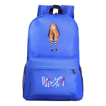 Manga Pass Crazy Gambling Abyss Printed Youth Student School Bag Men's And Women's Leisure Backpack