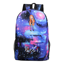 Manga Pass Crazy Gambling Abyss Printed Youth Student School Bag Men's And Women's Leisure Backpack