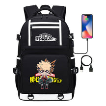 My Heroes Academy Usb Youth Student Backpack Men's And Women's Backpack Leisure Travel Backpack