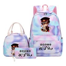 Student Girl Backpack Lunch Bag Three Piece Set Backpack Set