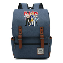 Printed Student Backpack With Casual Belt Buckle, Classic Backpack