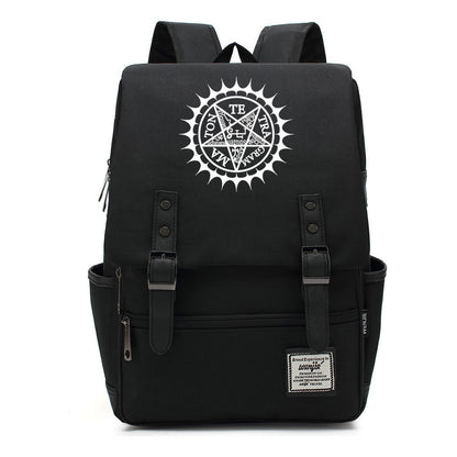 Youth Student Backpacks For Men And Women With Casual Belt Buckles And Backpacks