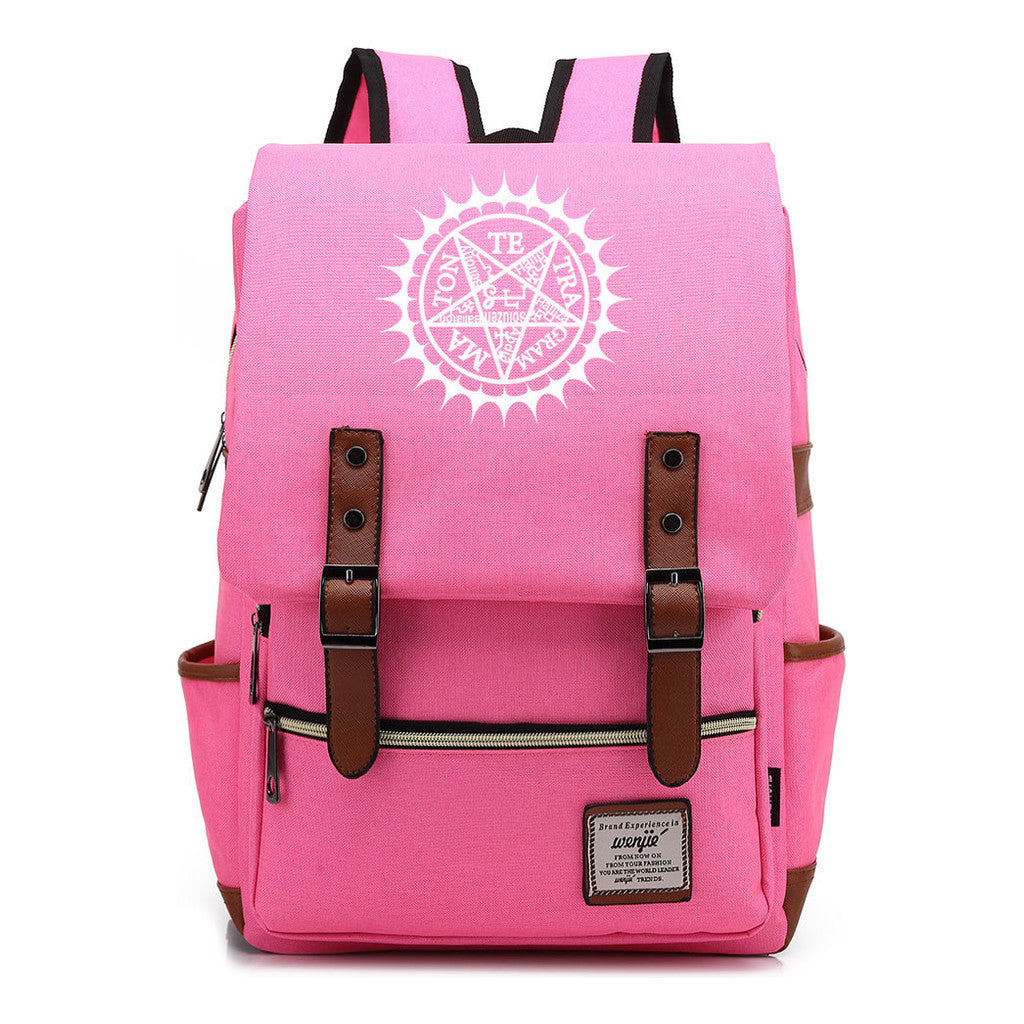Youth Student Backpacks For Men And Women With Casual Belt Buckles And Backpacks
