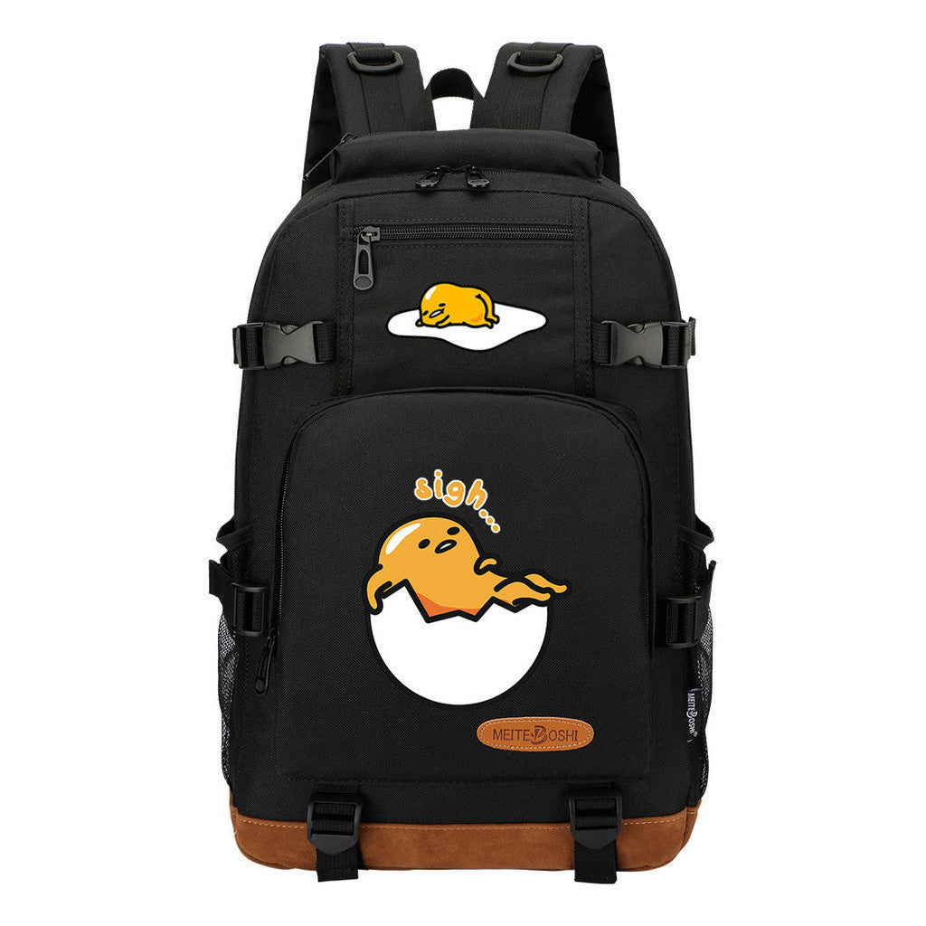 Egg Yolk Lazy Egg Youth Student Backpack Men's And Women's Backpack