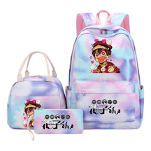 Student Girl Backpack Lunch Bag Three Piece Set Backpack Set