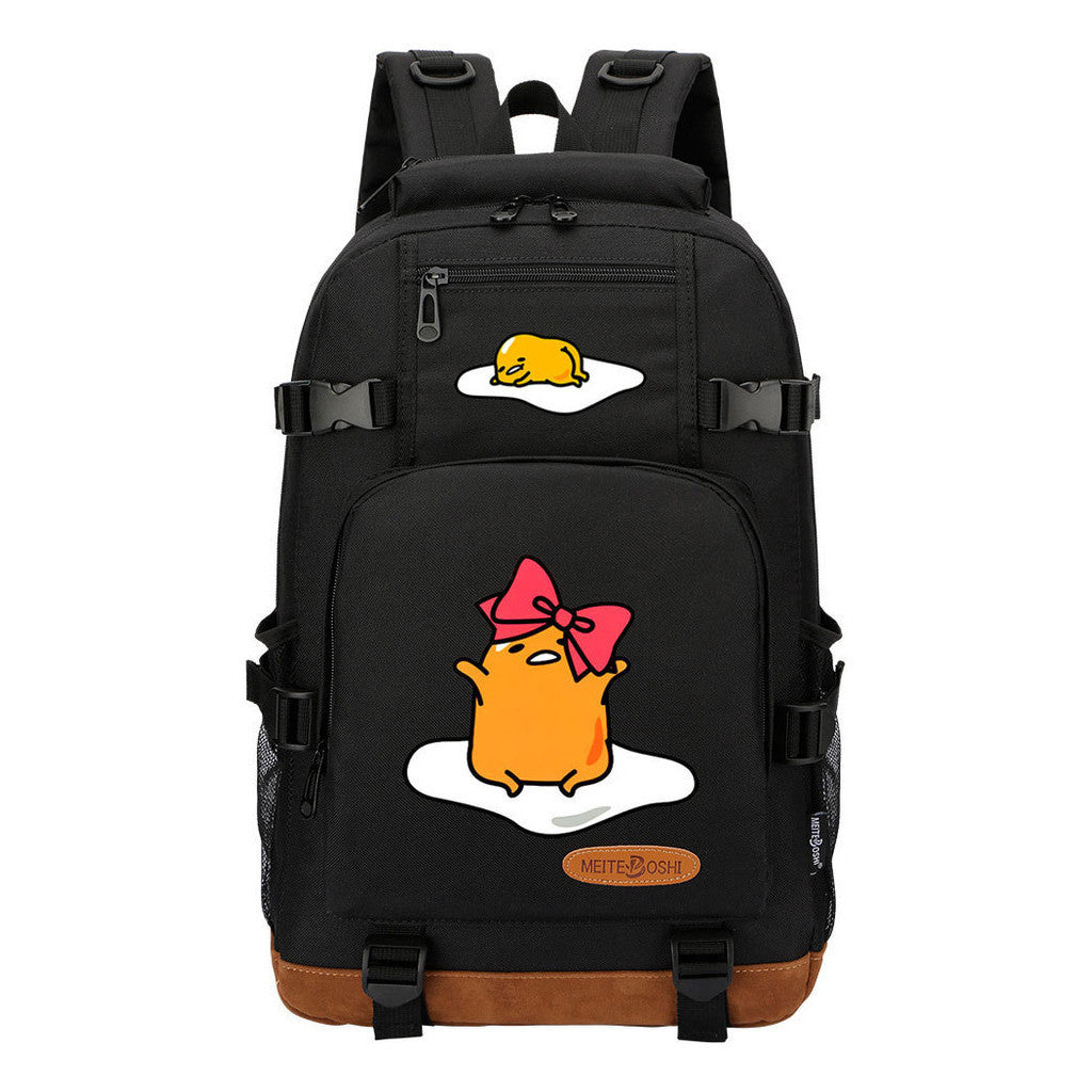 Egg Yolk Lazy Egg Youth Student Backpack Men's And Women's Backpack
