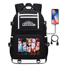 My Heroes Academy Usb Youth Student Backpack Men's And Women's Backpack Leisure Travel Backpack