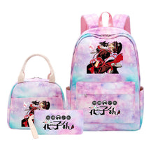 Student Girl Backpack Lunch Bag Three Piece Set Backpack Set