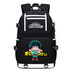 My Heroes Academy Usb Youth Student Backpack Men's And Women's Backpack Leisure Travel Backpack