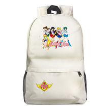 Anime Peripheral Beautiful Girl Warrior Youth Student Backpack For Men And Women Leisure Backpack