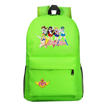 Anime Peripheral Beautiful Girl Warrior Youth Student Backpack For Men And Women Leisure Backpack