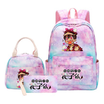Student Girl Backpack Lunch Bag Three Piece Set Backpack Set