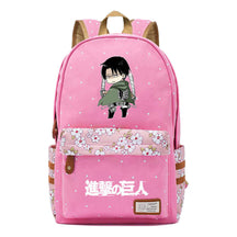 Giant Teenager Student Backpacks With Broken Flowers In Anime Attack, Men's And Women's Backpacks