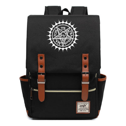 Youth Student Backpacks For Men And Women With Casual Belt Buckles And Backpacks