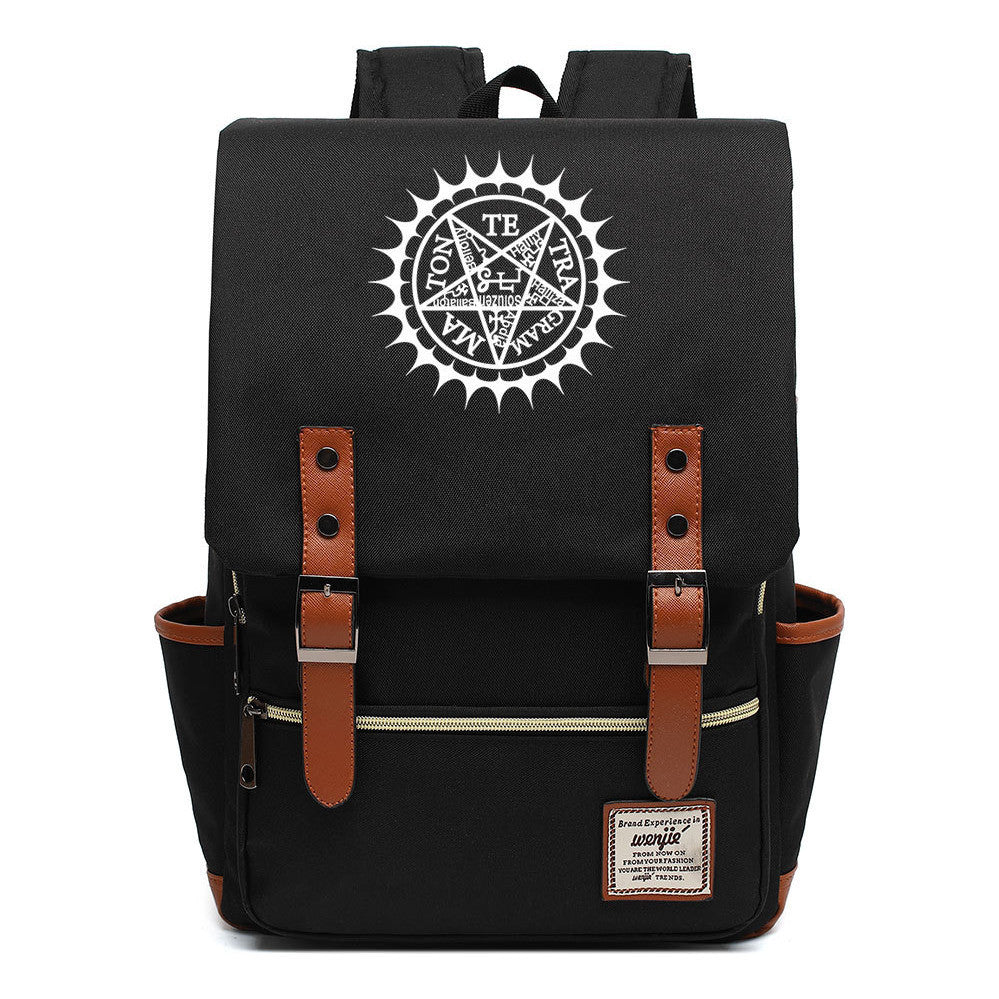 Youth Student Backpacks For Men And Women With Casual Belt Buckles And Backpacks