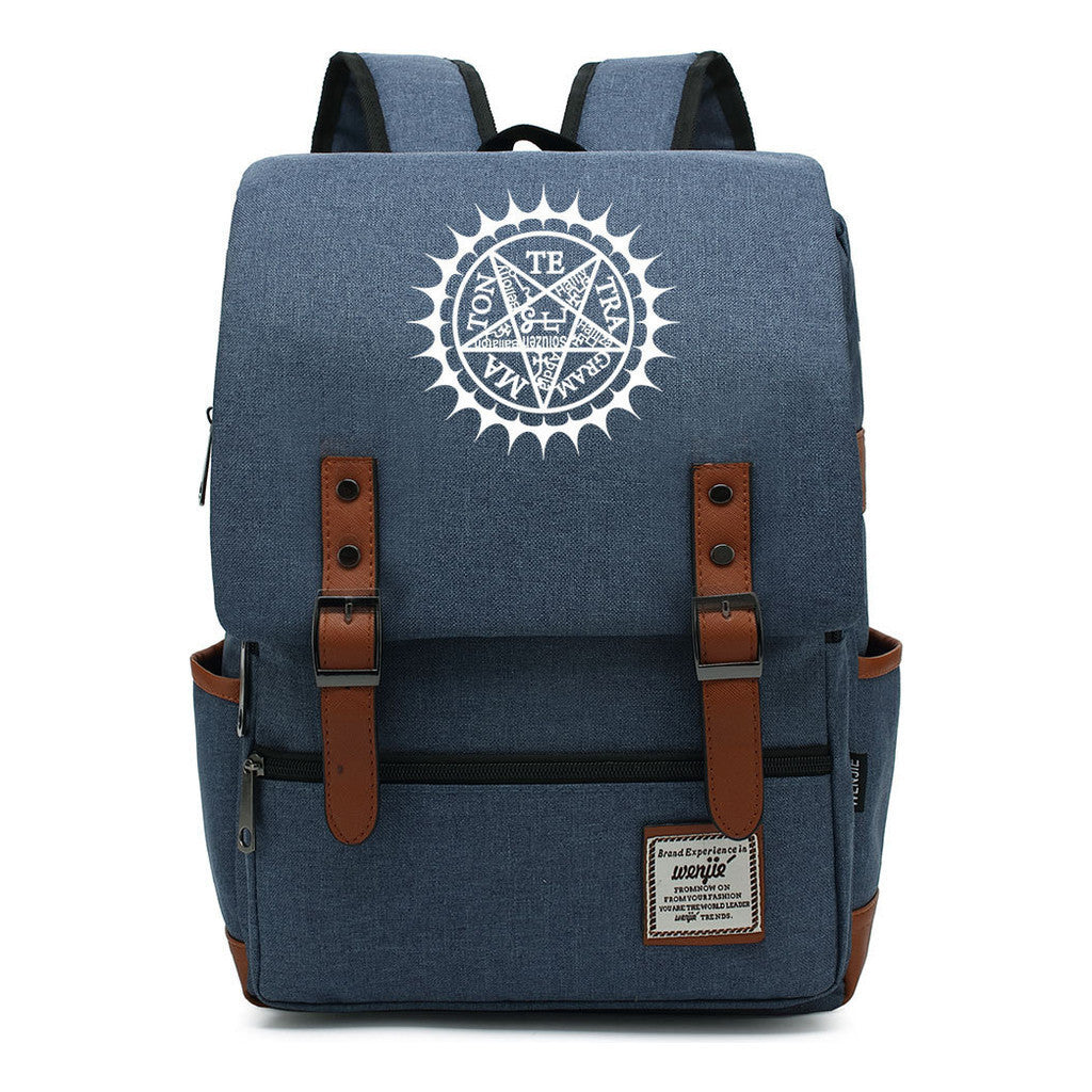 Youth Student Backpacks For Men And Women With Casual Belt Buckles And Backpacks