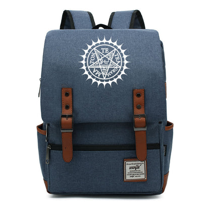 Youth Student Backpacks For Men And Women With Casual Belt Buckles And Backpacks