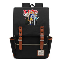 Printed Student Backpack With Casual Belt Buckle, Classic Backpack