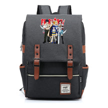 Printed Student Backpack With Casual Belt Buckle, Classic Backpack