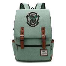 School Of Witchcraft And Wizardry Printed Youth Student Backpack For Men And Women, Casual Belt Buckle, Classic Backpack