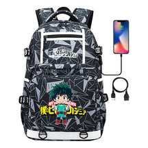 My Heroes Academy Usb Youth Student Backpack Men's And Women's Backpack Leisure Travel Backpack