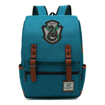 School Of Witchcraft And Wizardry Printed Youth Student Backpack For Men And Women, Casual Belt Buckle, Classic Backpack