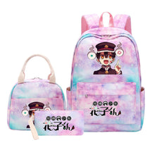 Student Girl Backpack Lunch Bag Three Piece Set Backpack Set
