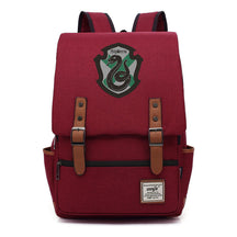 School Of Witchcraft And Wizardry Printed Youth Student Backpack For Men And Women, Casual Belt Buckle, Classic Backpack