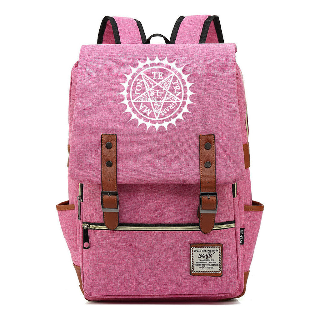 Youth Student Backpacks For Men And Women With Casual Belt Buckles And Backpacks