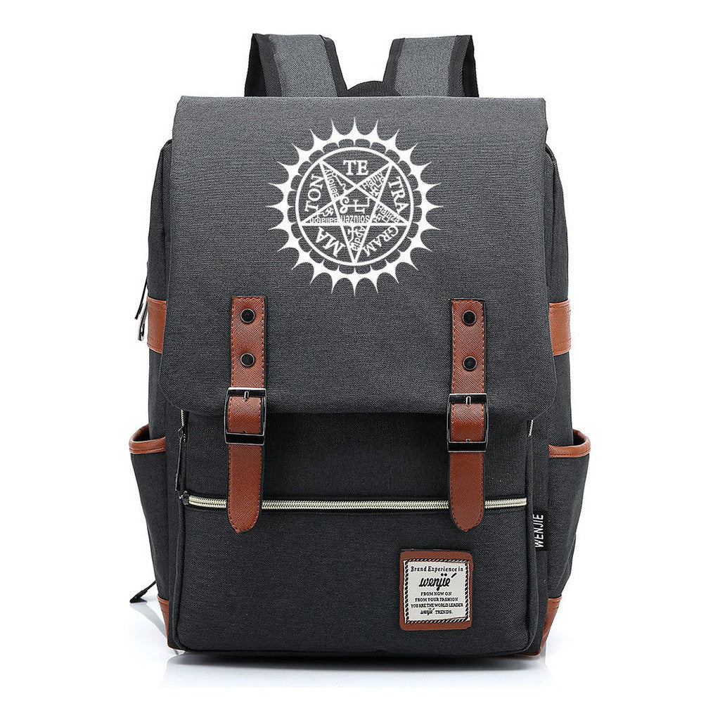 Youth Student Backpacks For Men And Women With Casual Belt Buckles And Backpacks