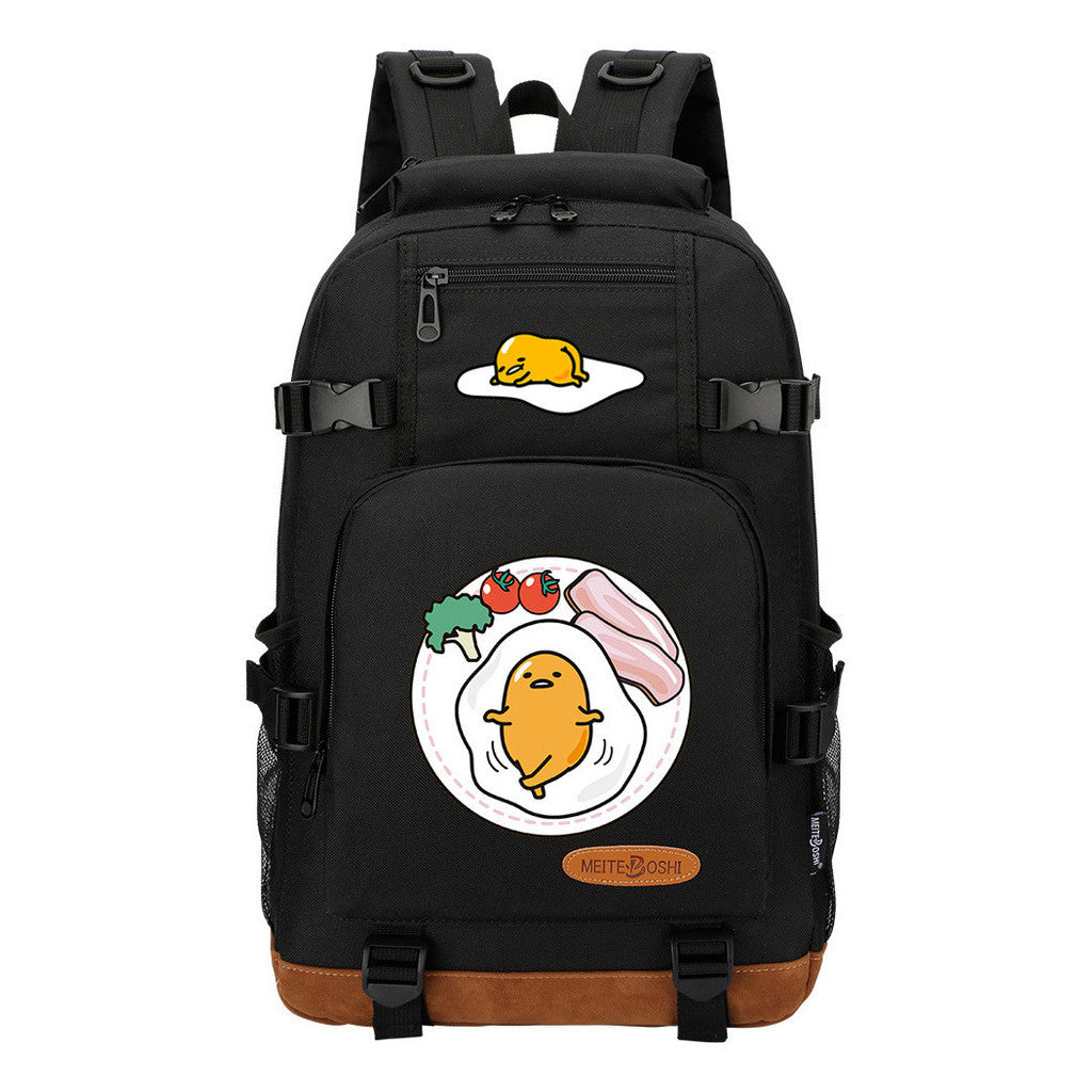 Egg Yolk Lazy Egg Youth Student Backpack Men's And Women's Backpack