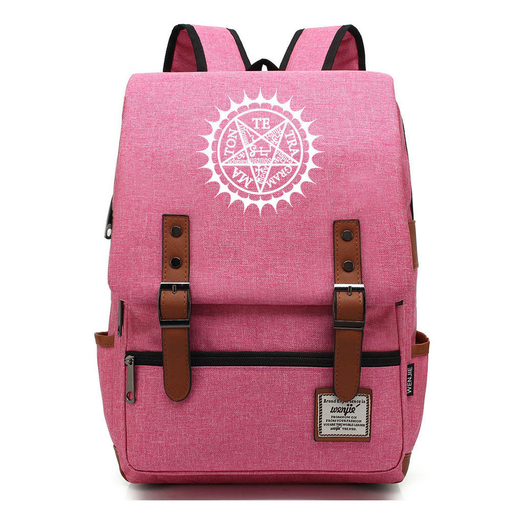 Youth Student Backpacks For Men And Women With Casual Belt Buckles And Backpacks