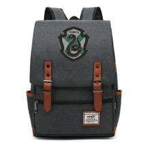 School Of Witchcraft And Wizardry Printed Youth Student Backpack For Men And Women, Casual Belt Buckle, Classic Backpack