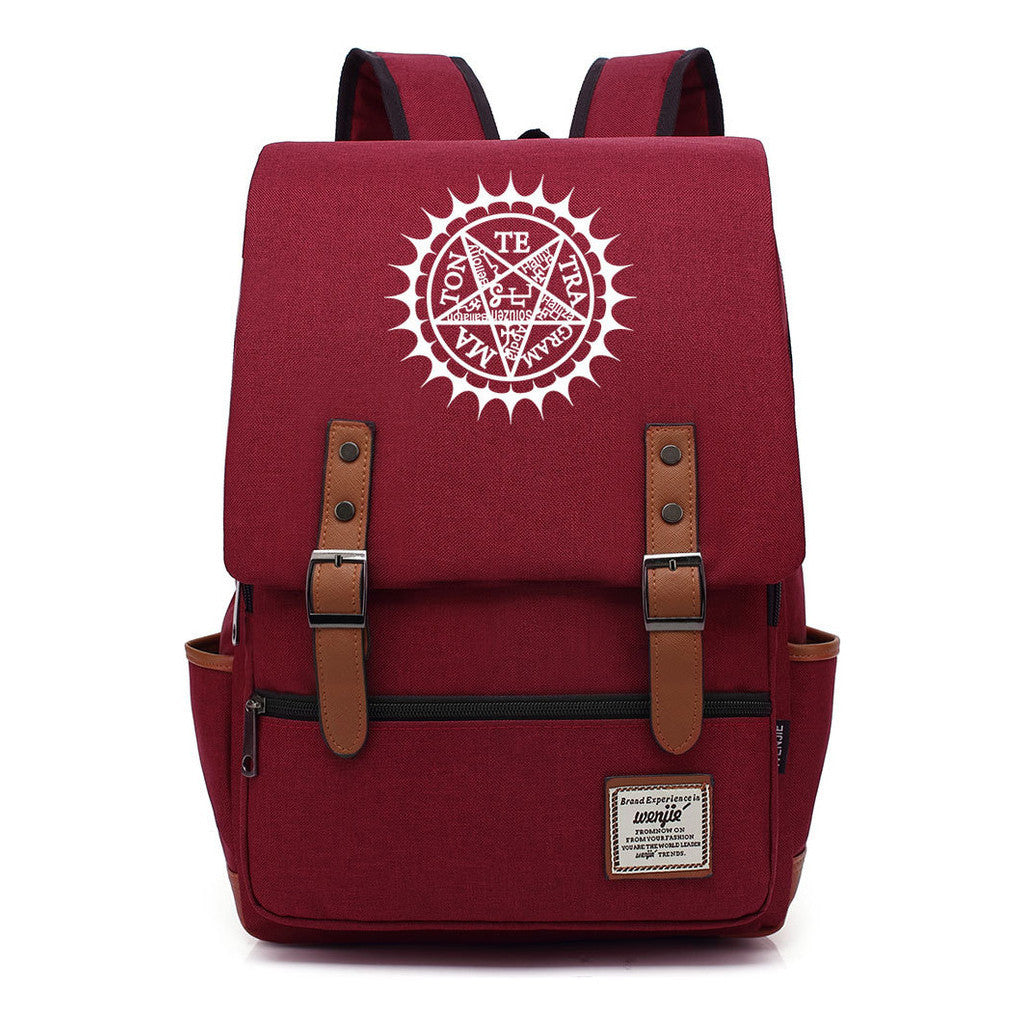 Youth Student Backpacks For Men And Women With Casual Belt Buckles And Backpacks
