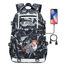 My Heroes Academy Usb Youth Student Backpack Men's And Women's Backpack Leisure Travel Backpack