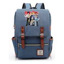 Printed Student Backpack With Casual Belt Buckle, Classic Backpack